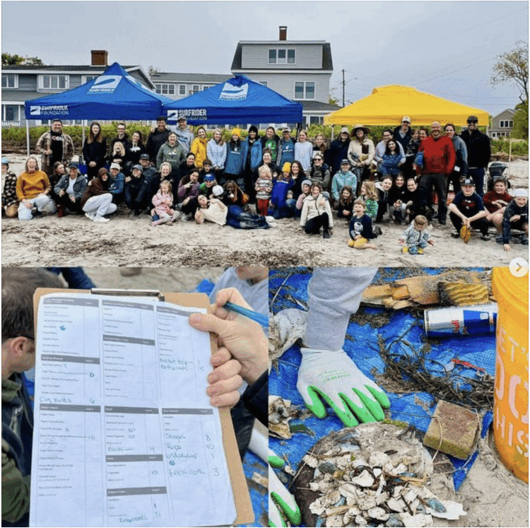 Coastal Cleanup at Willard Beach with Surfrider Foundation Maine